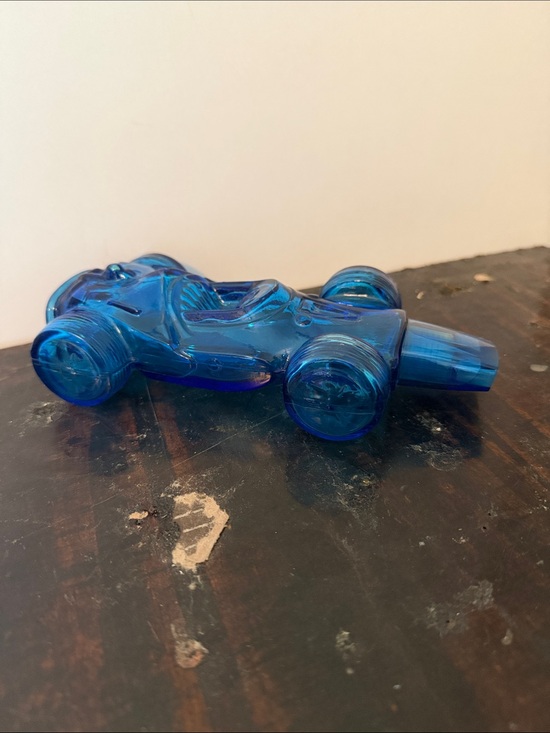 Avon Other - Avon Blue Transparent Race Car Cologne Bottle